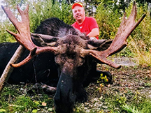 Dale bags a bull moose